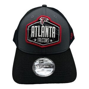 NWT New Era 39Thirty Atlanta Falcons 2021 NFL Draft Flex Fit Hat‎ Cap Size M/L